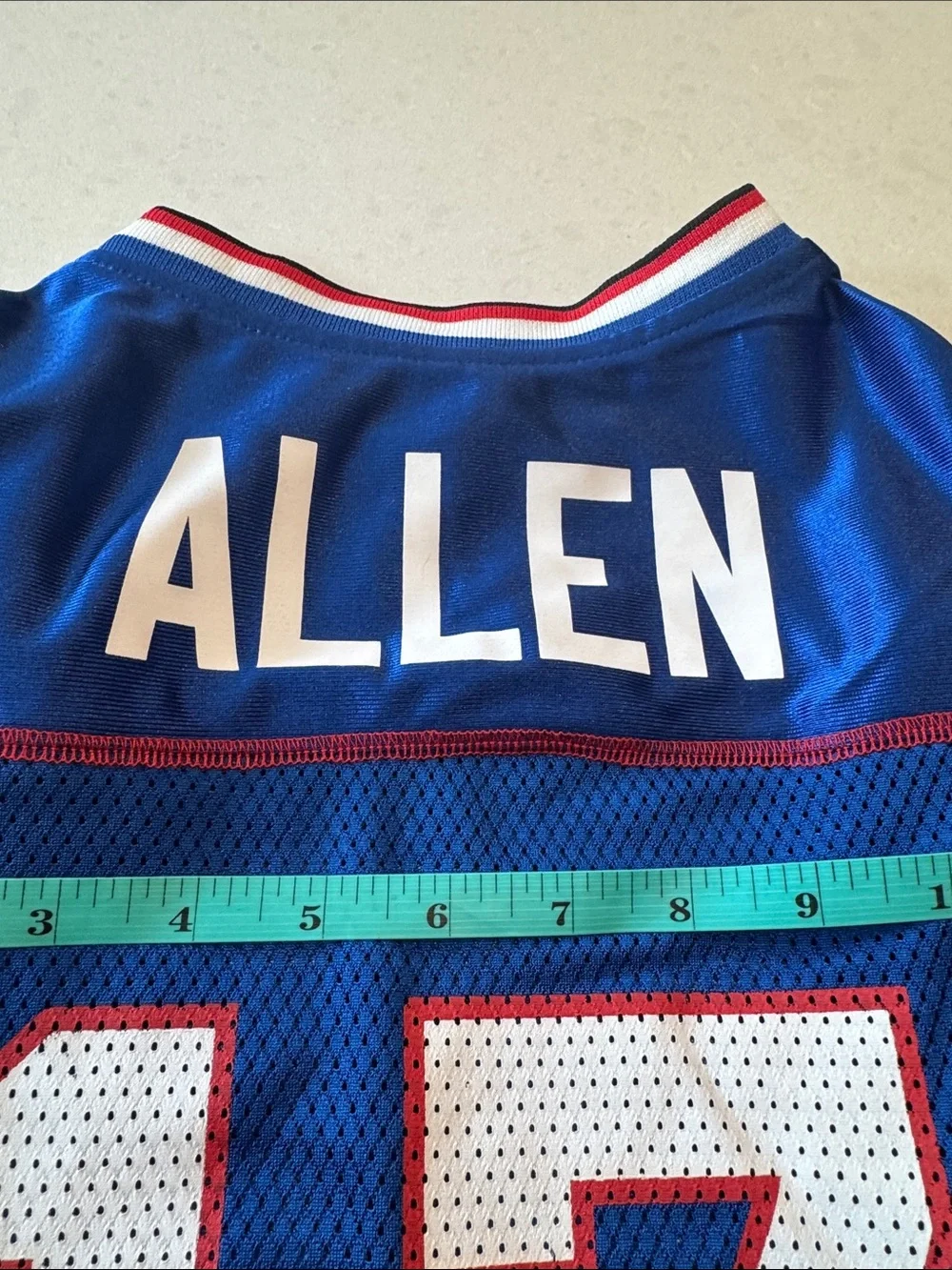 Buffalo Blue #17 Dog Football Jersey Josh Allen